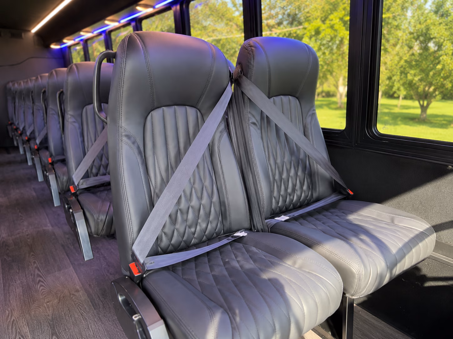 guest shuttle buses between troy hotels and wedding venues