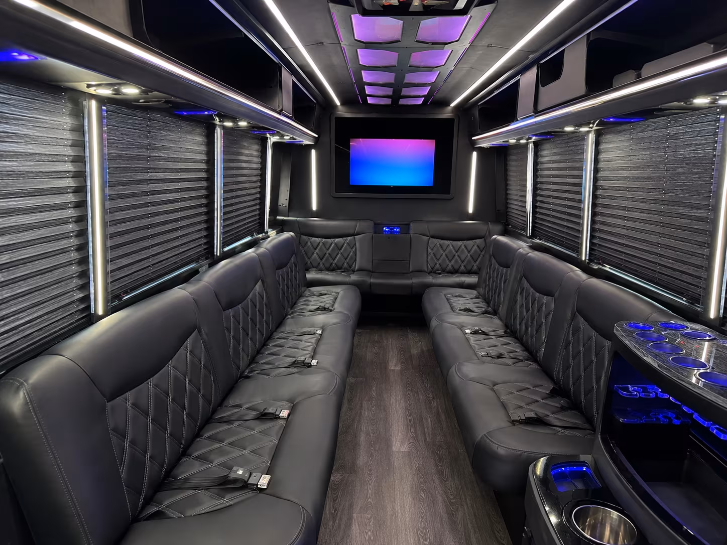 troy wedding party bus rental